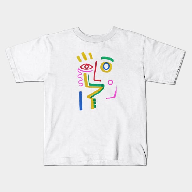 FACE Kids T-Shirt by Angel Rivas